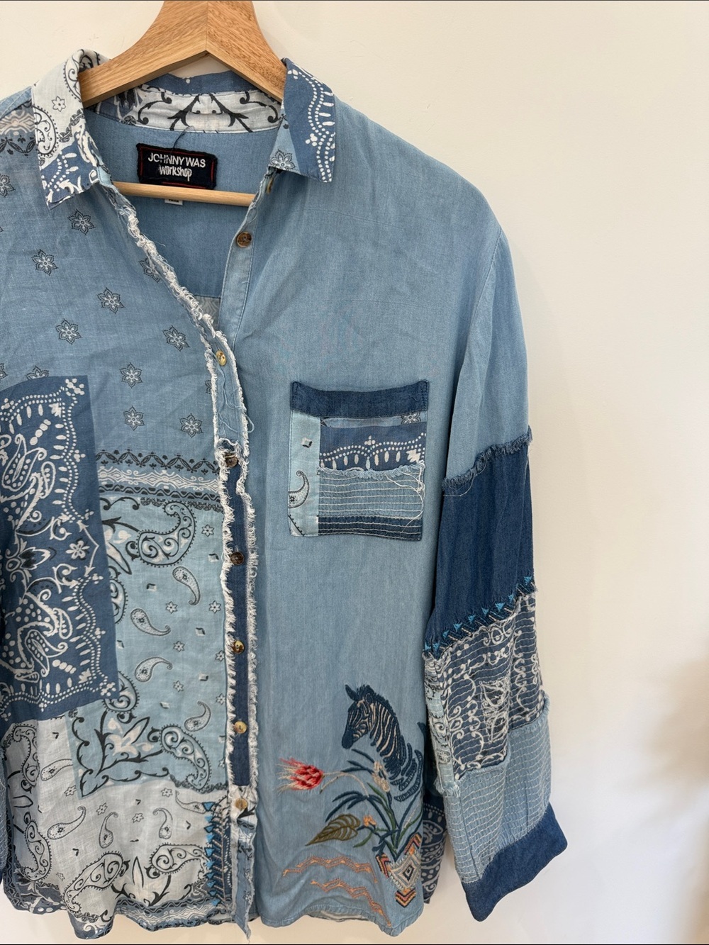 Johnny Was Workshop Mixup Shirt - Picture 3 of 6